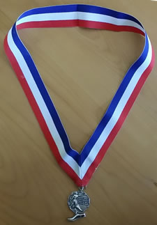 Peter Dufour 400 meter Silver Medal 